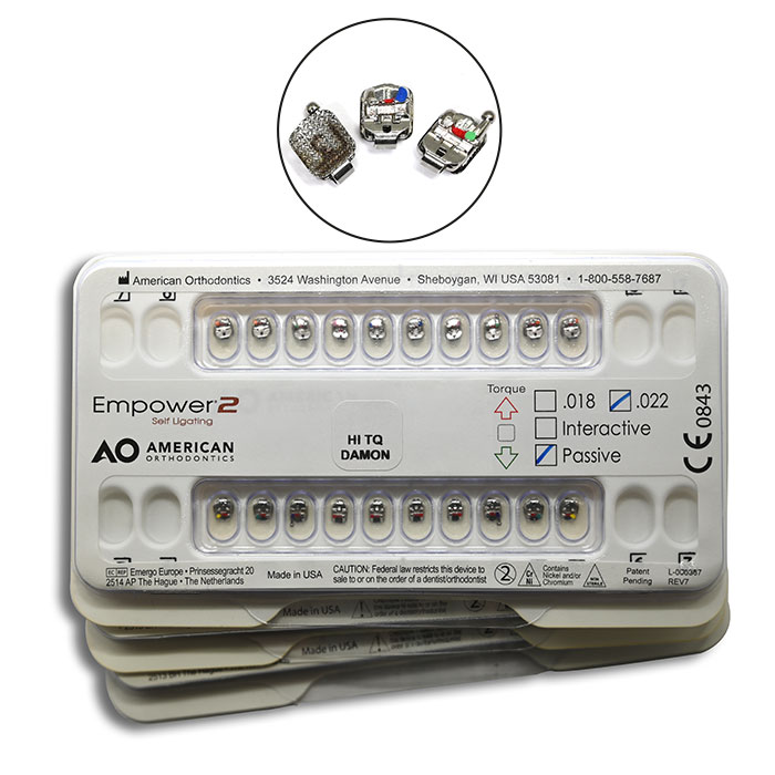 براکت سلف لیگیتینگ American Orthodontics  Empower2 - 7